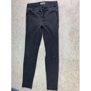 Madewell Size 27 Womens Jeans The Skinny Skinny Black Stretch Low Rise